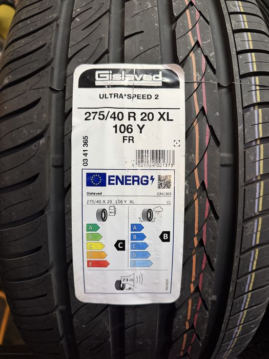 Opony letnie 275/40R20 106Y XL Gislaved Ultra Speed 2 | 2023 | Nowe