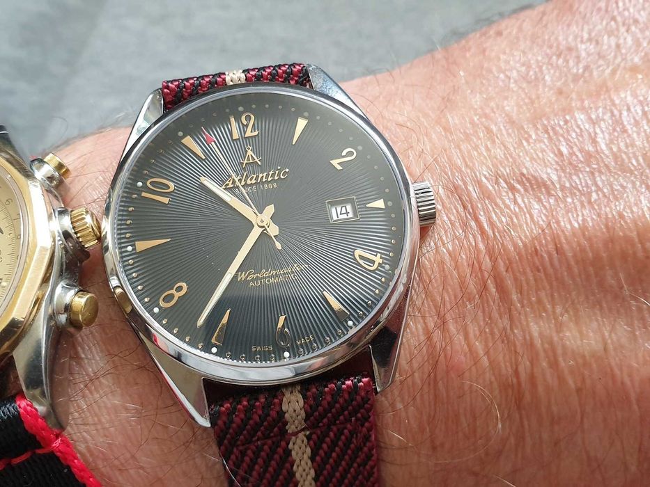 Zamienię Atlantic Art Deco Automatic Eta 2824 Worldmaster Tag Heuer Oris Certina Diver Tissot Revue Thommen