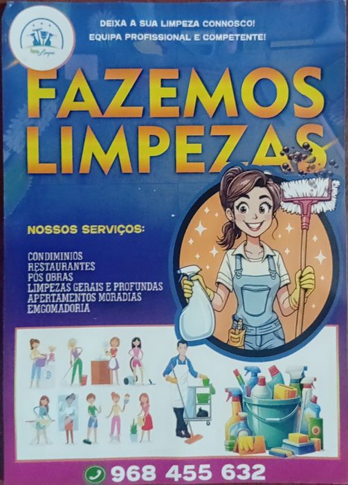 Serviços de limpeza