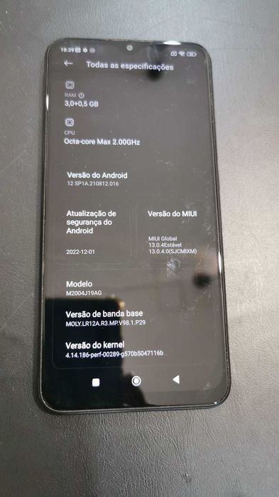 Telemóvel Xiaomi Redmi 9