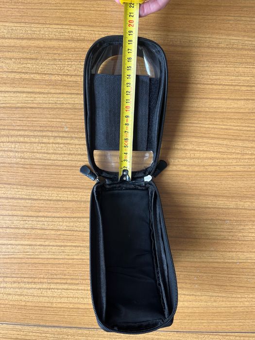 Sakwa torba na rower z miejscem na telefon