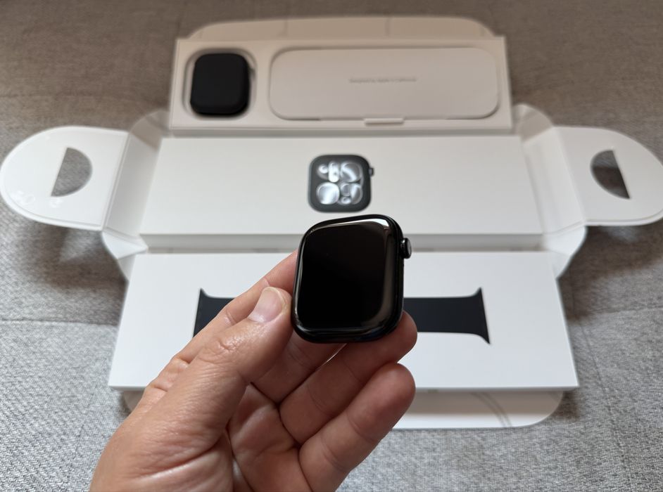  Apple Watch Series 11 46mm Jet Black I Bateria 100% I Gwarancja