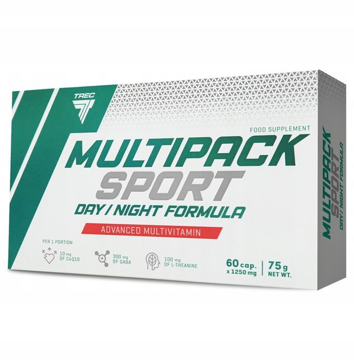 witaminy i minerały dla sportowców trec multipack sport day/night 60 kaps