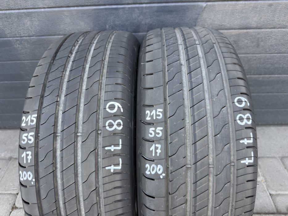 Opony letnie GoodYear 215/55/17 94W - JAK NOWE 2023r.