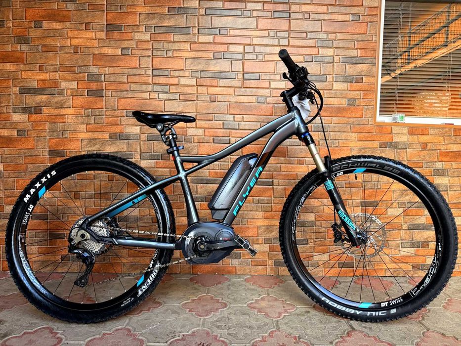 Електровелосипед FLYER 27.5"M-L" Shimano DEORE XT 1x11, BOSCH 45-50 Км