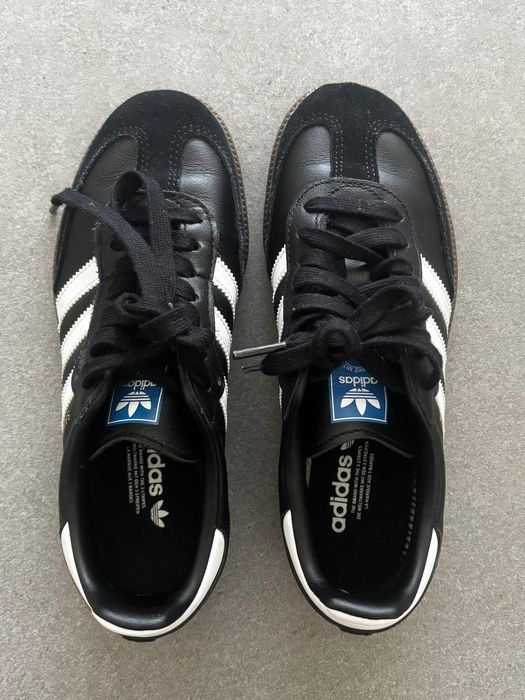 Adidas Samba Leather Pretas - Tamanho 36