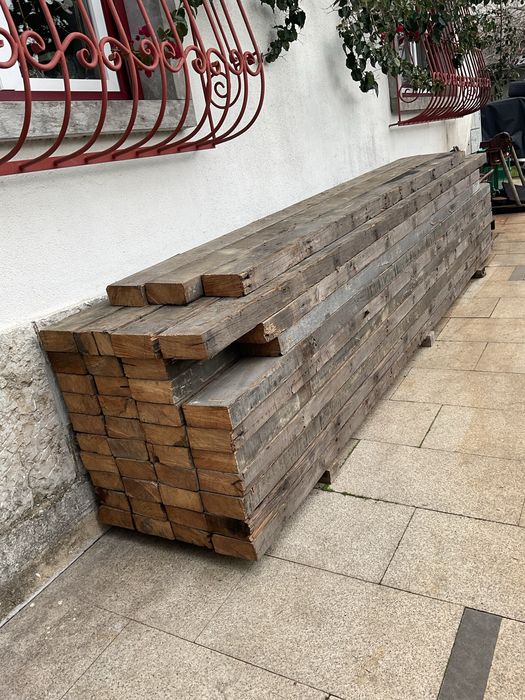 Vigas madeira pitch pine