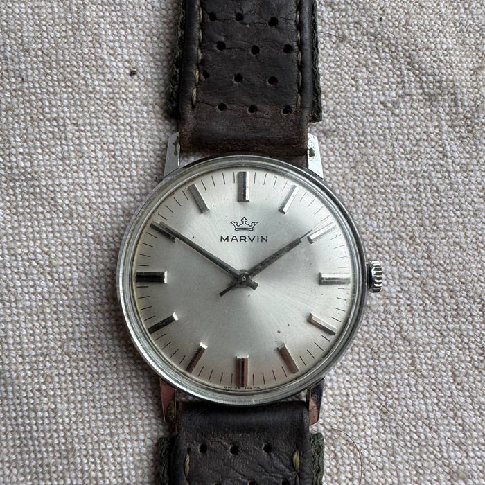 Zegarek Szwajcarski Marvin 17 Jewels Lata 50 te