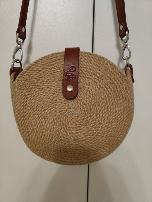 Плетена сумочка cross body