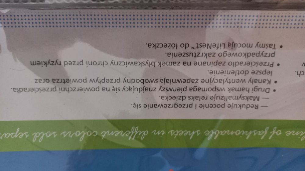 Hamak dla niemowlaka nowy.