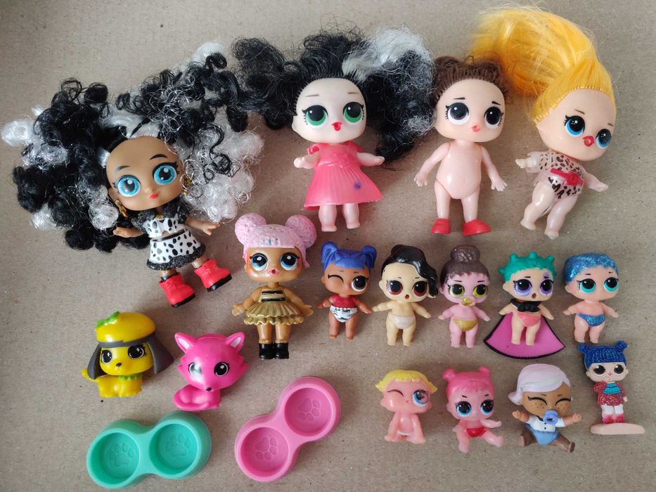 Кукла ЛОЛ. Серия с волосами. L.O.L. , малышки и питомцы. Набор.