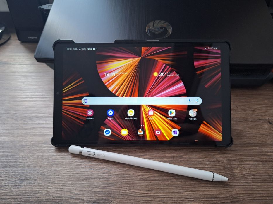 Piękny tablet Samsung A7 Lite + długopis