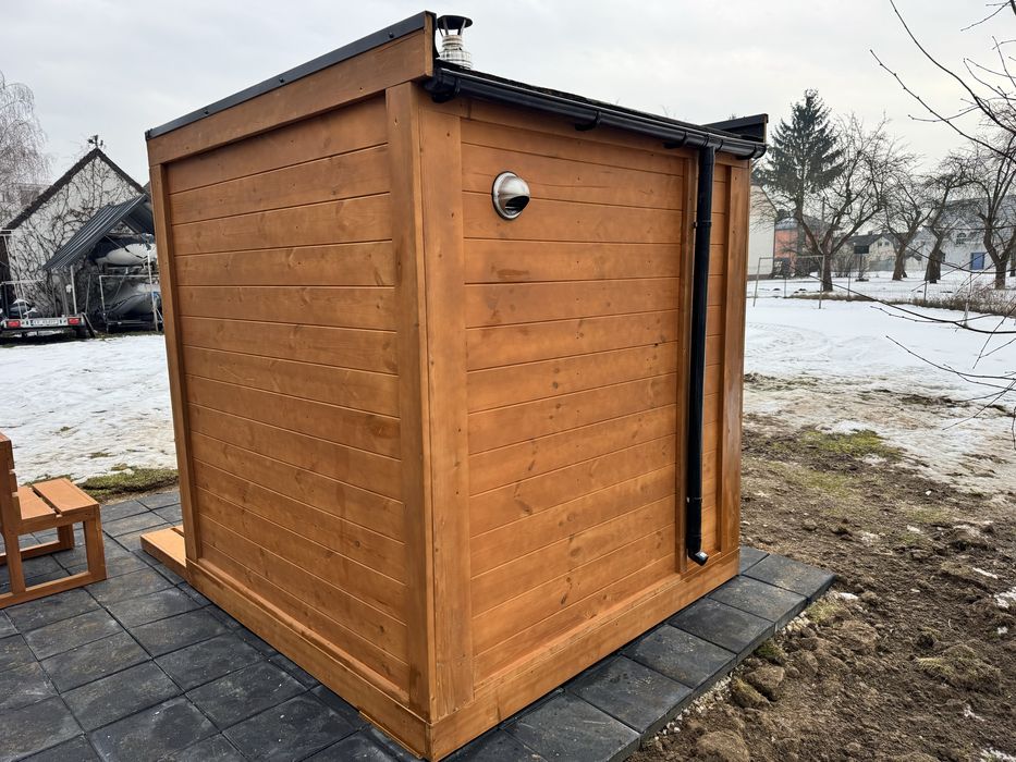 Zestaw sauna balia jacuzzi beczka do morsowania , montaz caly  kraj