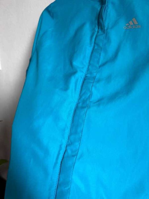 Błękitna przewiewna sportowa bluza adidas S 36 clima