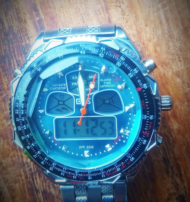 Wspaniały, rzadki vintage ESS, obrotowy bezel, okazja, po przeglądzie.