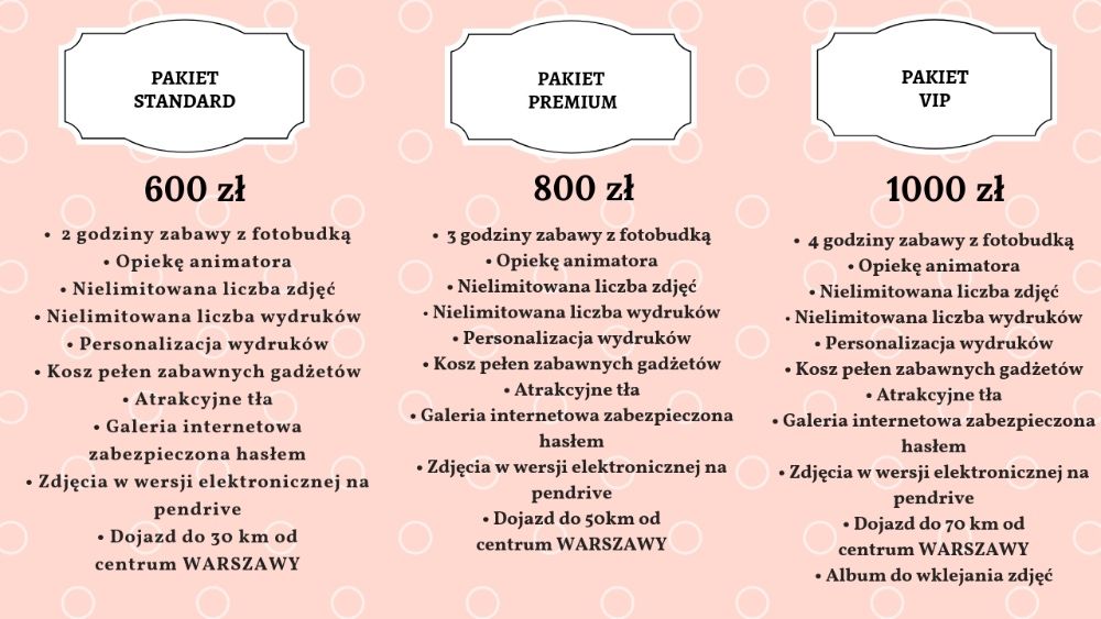 NOWE PROMO CENY! Super Fotobudka Warszawa - na weselę i imprezę!