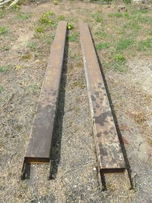 Przedłużki wideł  długość 300 cm. Widły nakładki - Szwecja.