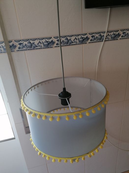 Candeeiro com abajur