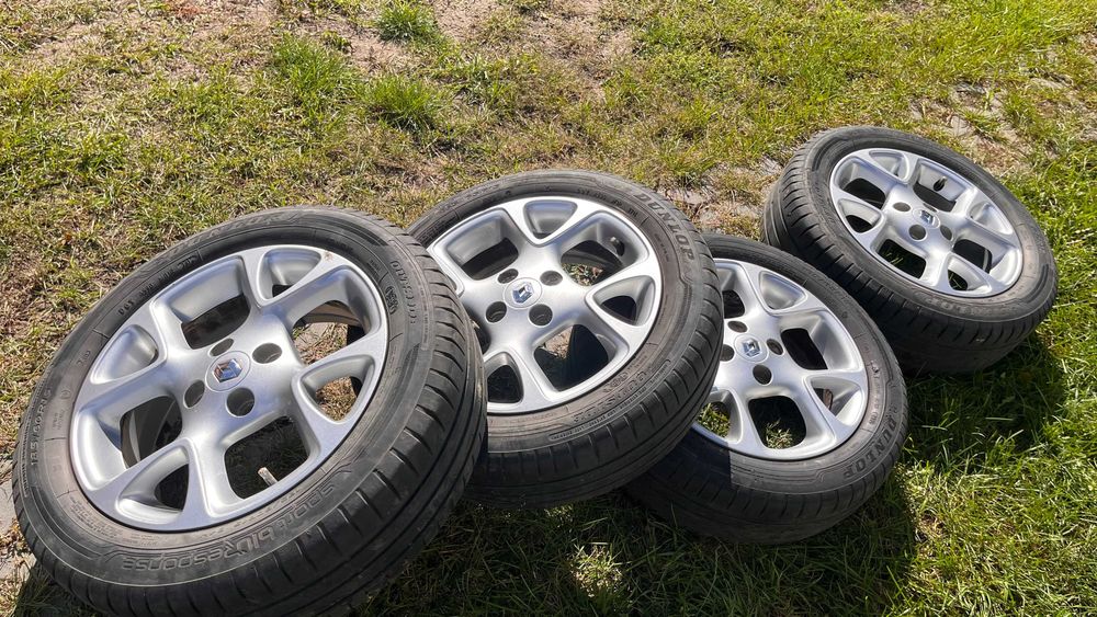 Felgi aluminiowe Renault 15″ – komplet 4 szt. z dekielkami