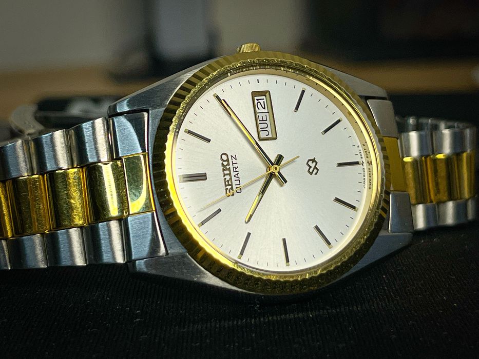 Zegarek męski Seiko Quartz SQ 36 mm (James Bond) Ostrów