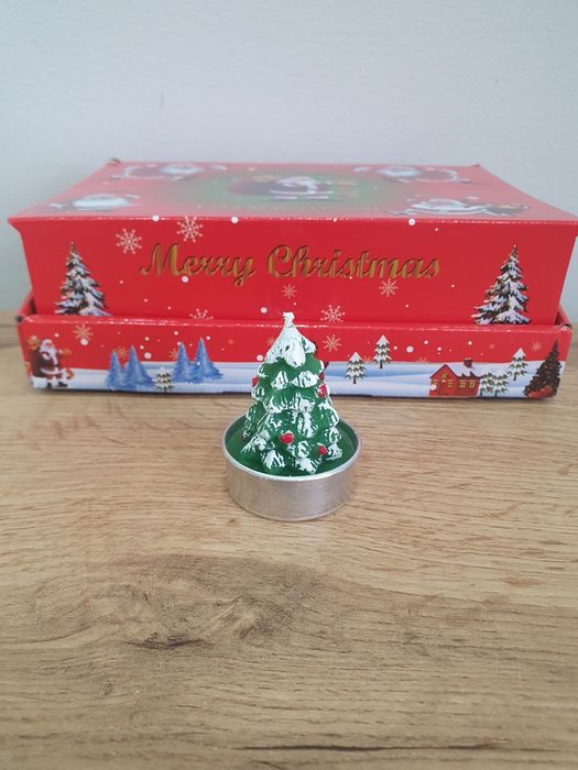 Świeczka Świąteczna Choinka Tealight