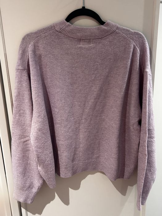 Blusa de malha lilás