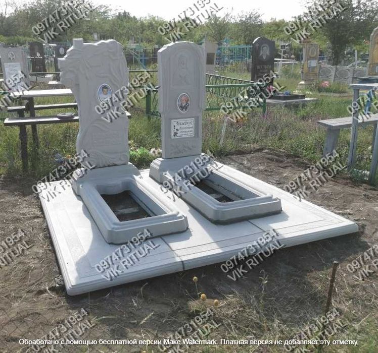 Памятники бетонные