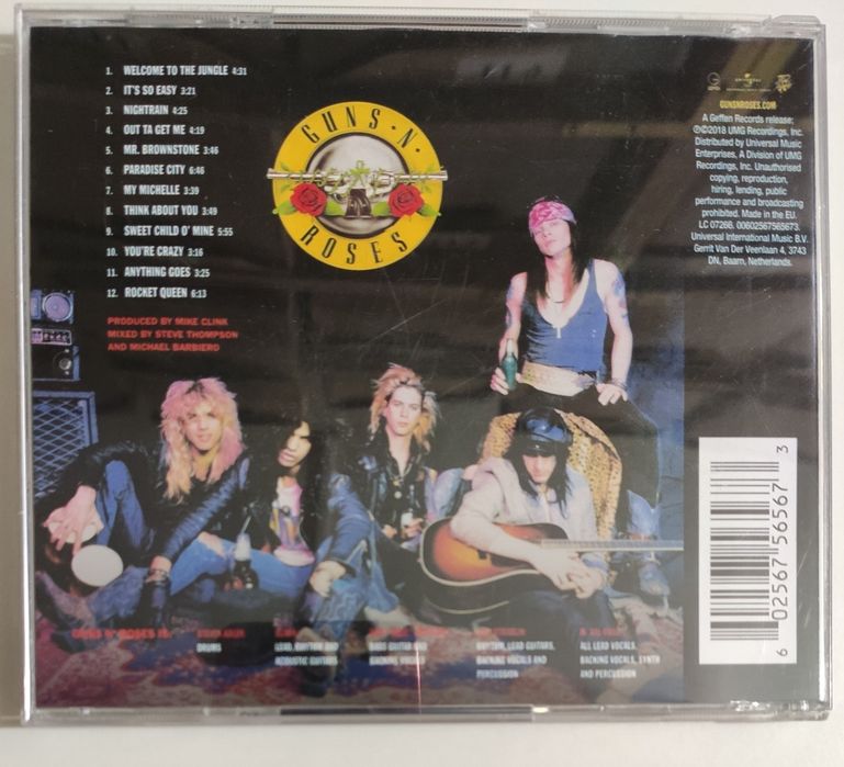 Guns N Roses – Appetite For Destruction