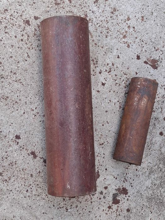 dwa wałki do walca do trawy walec ogrodowy