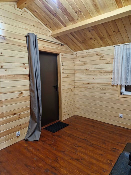 Działka ROD w Malcanowie k.Otwocka, domek drew.ocieplony. Dojazd MZK