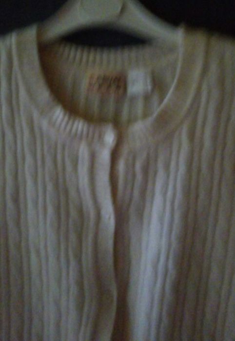 Kardigan damski 42 kremowy