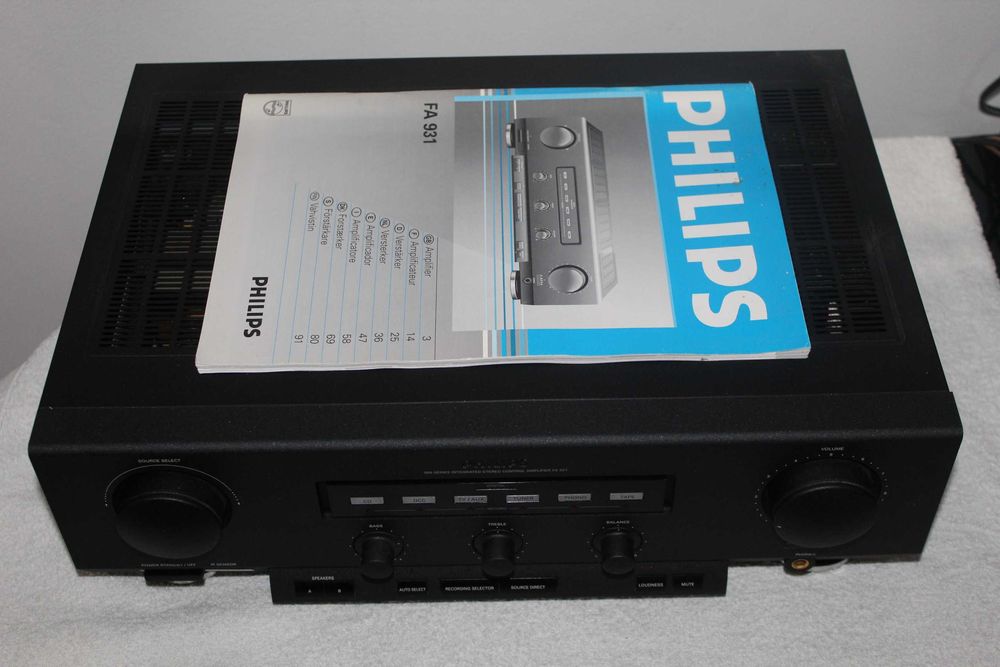 PHILIPS FA 931 Mocny wzmacniacz stereo hi-fi Wysyłka