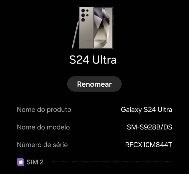 Samsung  S24  ultra - 256/12  troca + acerto