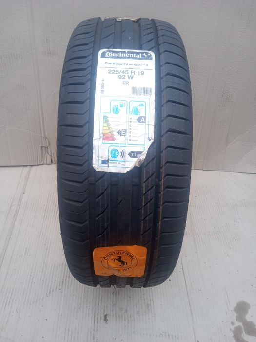Opona letnia 225/45R19 Continental contisportcontact 5 Nowa