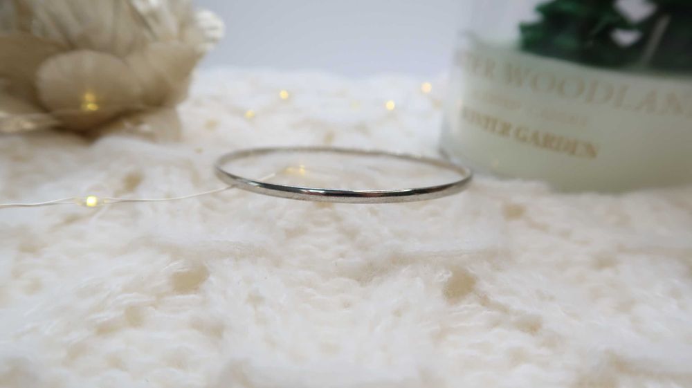 Bransoletka stal nierdzewna minimalizm delikatna aesthetic basic 24