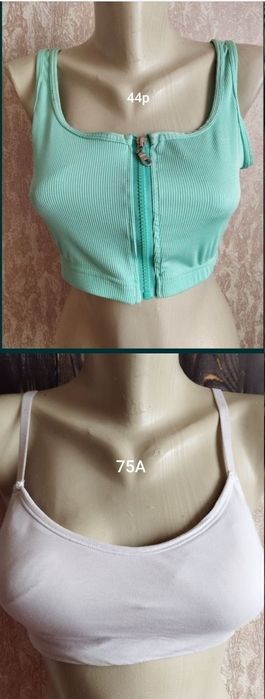 Продам топики и бюстгальтеры S