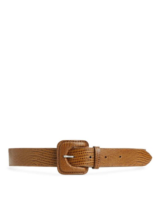 Ремінь Arket  пояс натуральна шкіра