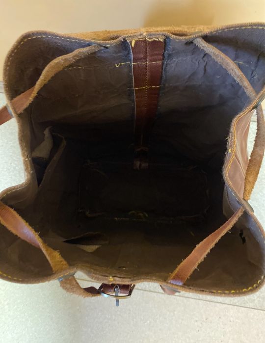 Рюкзак мужской кожанный.