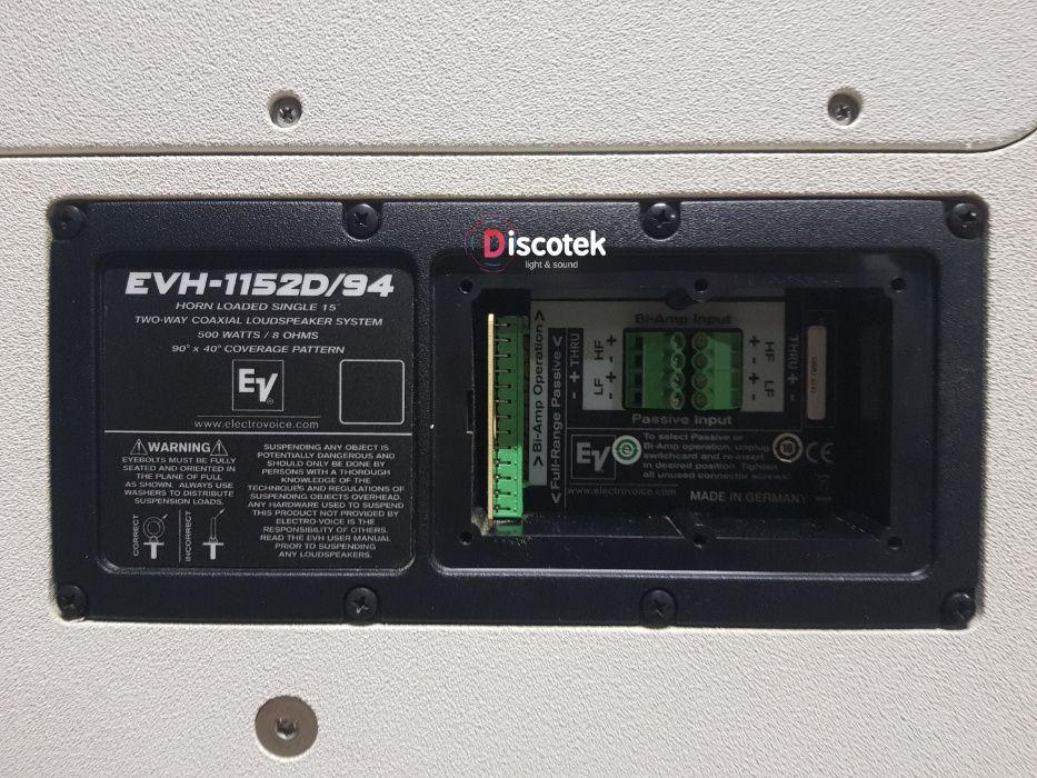Electro-Voice | 4 x EVF + 2 x EVH | Nowy: 75 tys |
