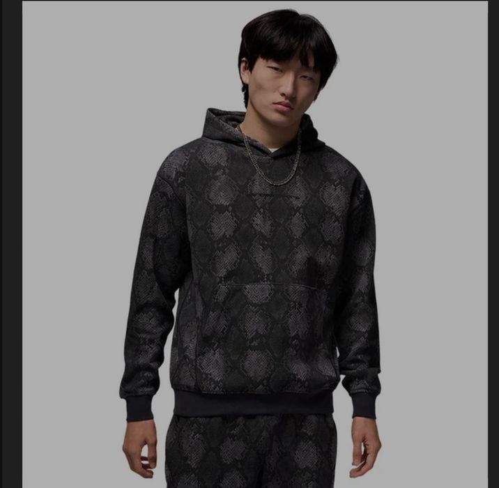 Кофта чоловіча Jordan Sprt Flc Aop Grey L Сірий HF9894-010