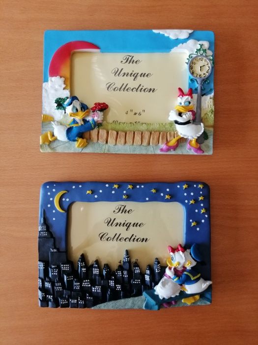 Lote de 2 Molduras Disney 3D para fotos - quarto criança