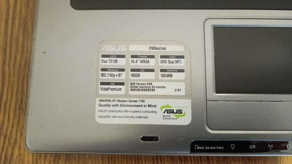 комплектующие к Asus F5r