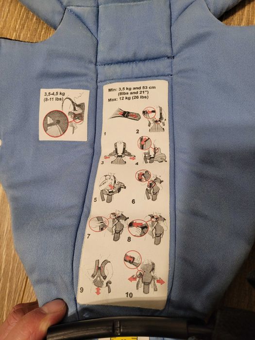 Nosidełko BABYBJORN 3,5 kg do 12 kg