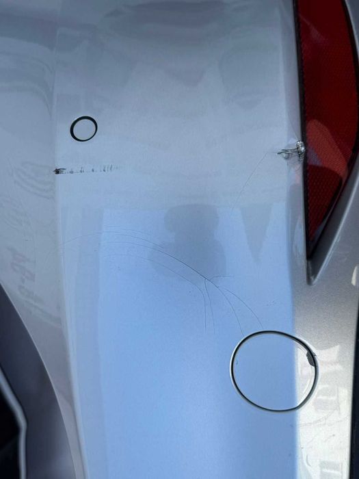 Бампер задній VAG для Volkswagen Golf 7 в кузові універсал до ресталінгу комплектний LA7W 5g9807421