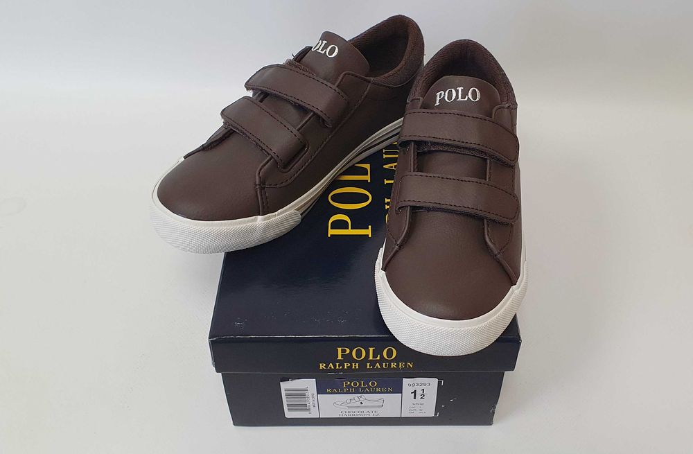 Нові Дитячі Кеди "Polo Ralph Lauren" - Chocolate