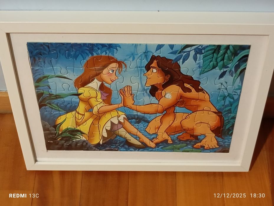 Puzzle Tarzan com moldura435904844724981762