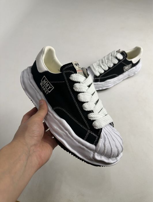 MMY BLAKEY Maison Mihara Yasuhiro кеди кросівки чорні кеды дутые