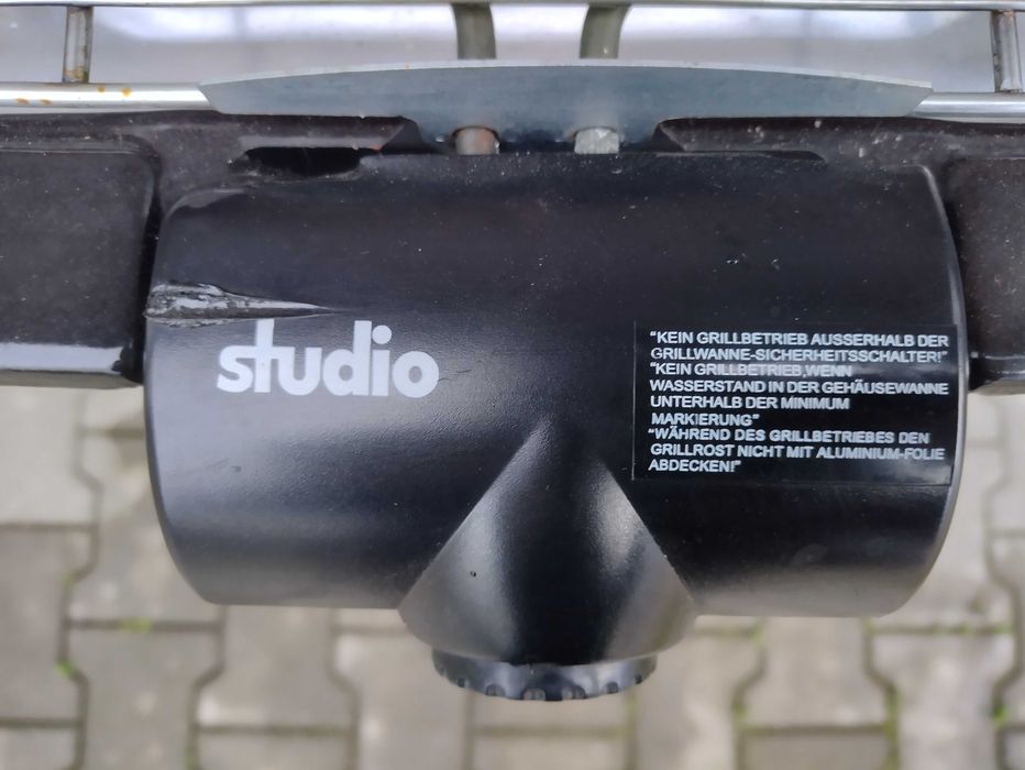 Grill elektryczny ogrodowy, stołowy, domowy, Studio 370A  2000 W