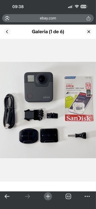 Camera GoPro Fusion 360 5.2K HD Waterproof