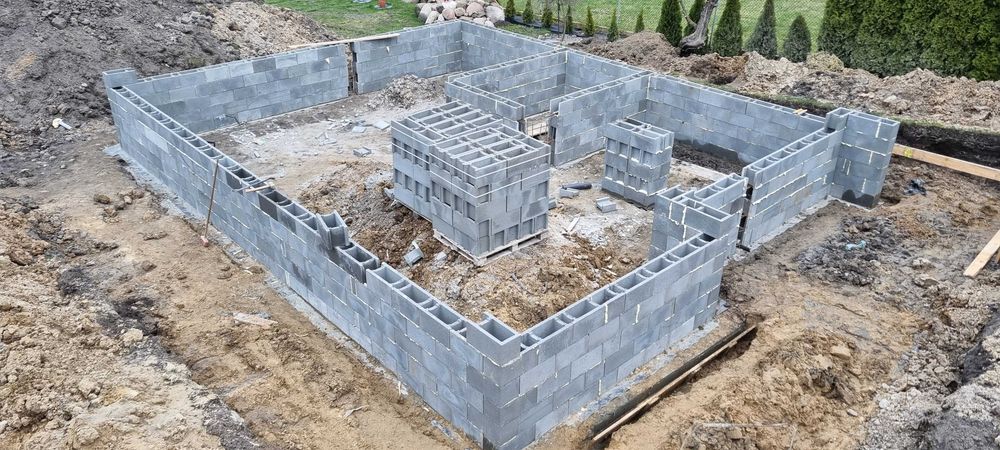 Pustak Szalunkowy 24 cm zalewowy betonowy , 30 cm , 20 cm OGRODZENIOWY